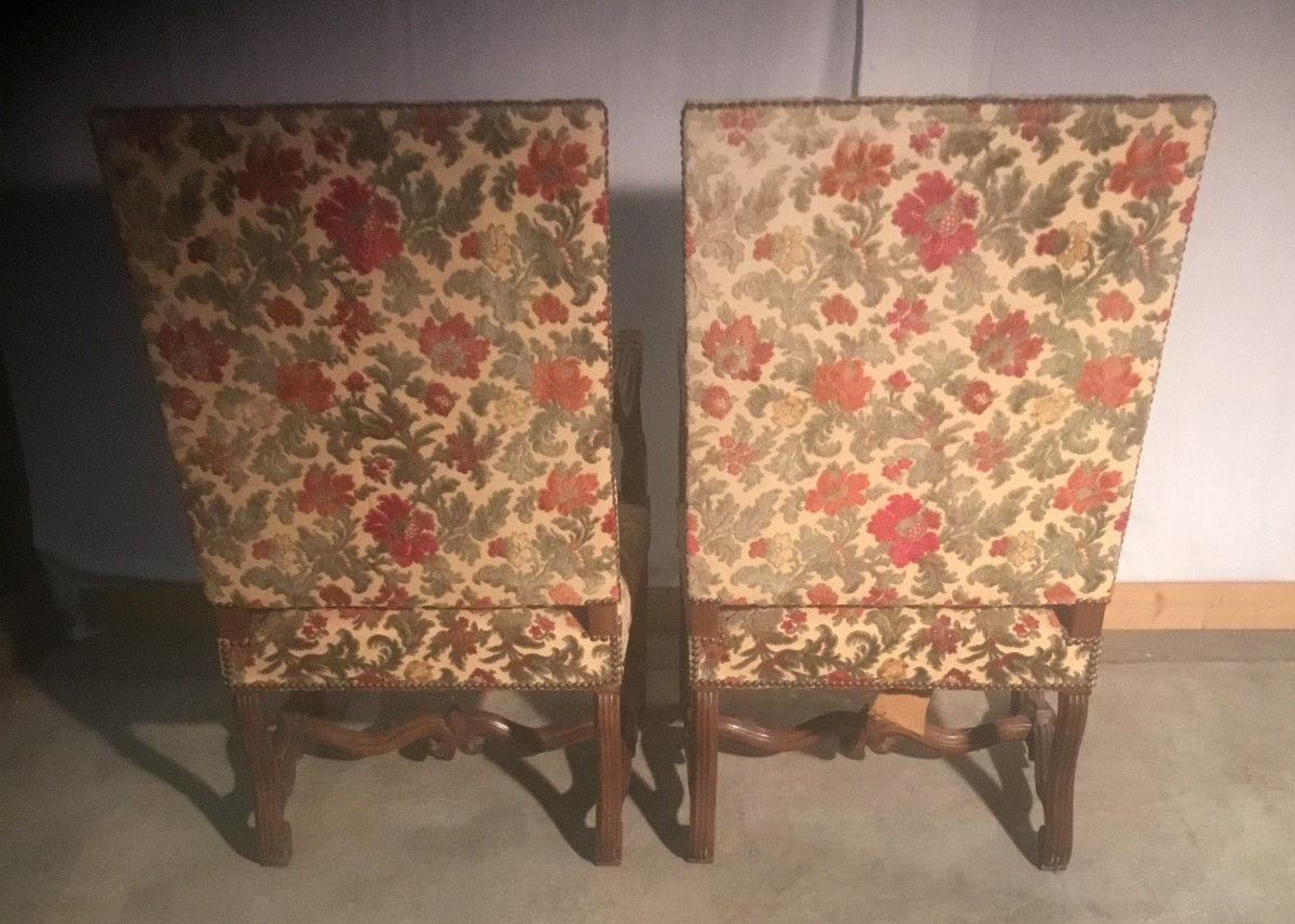 paire de fauteuil style Louis XIV-photo-4