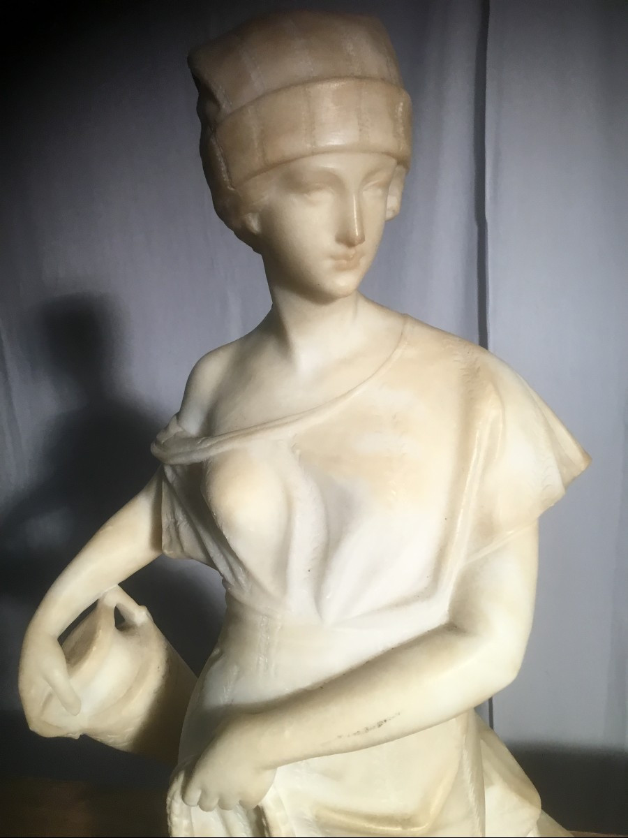 SCULPTURE EN ALBATRE-photo-3