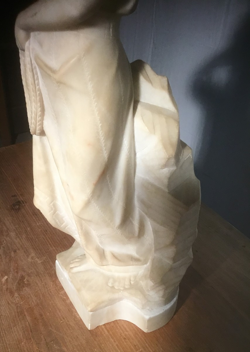 SCULPTURE EN ALBATRE-photo-4