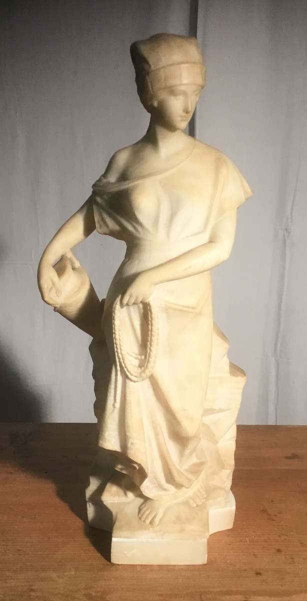 SCULPTURE EN ALBATRE