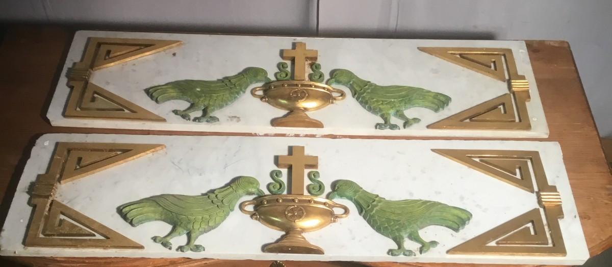 Pair Of Art Deco Plates-photo-2