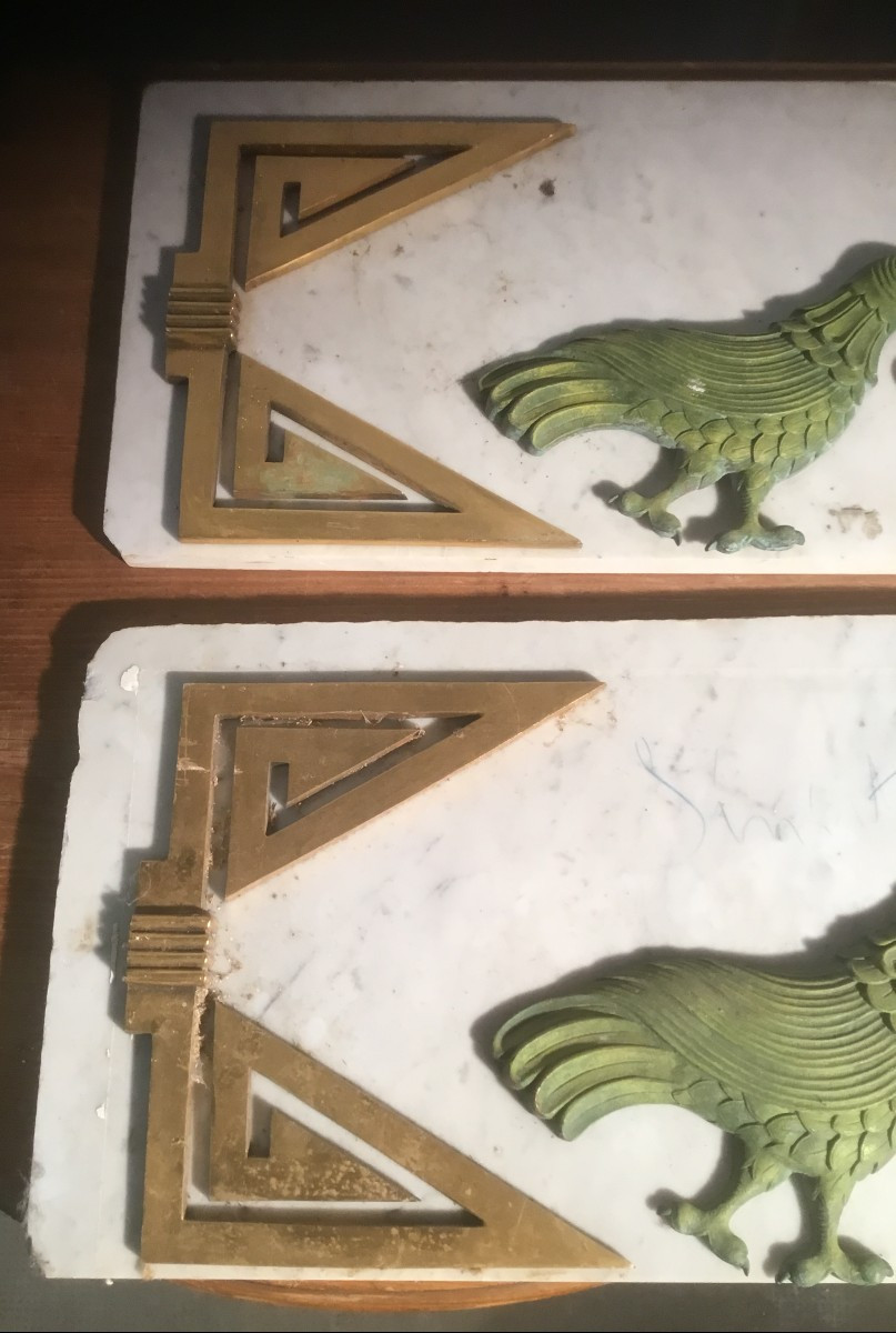 Pair Of Art Deco Plates-photo-3