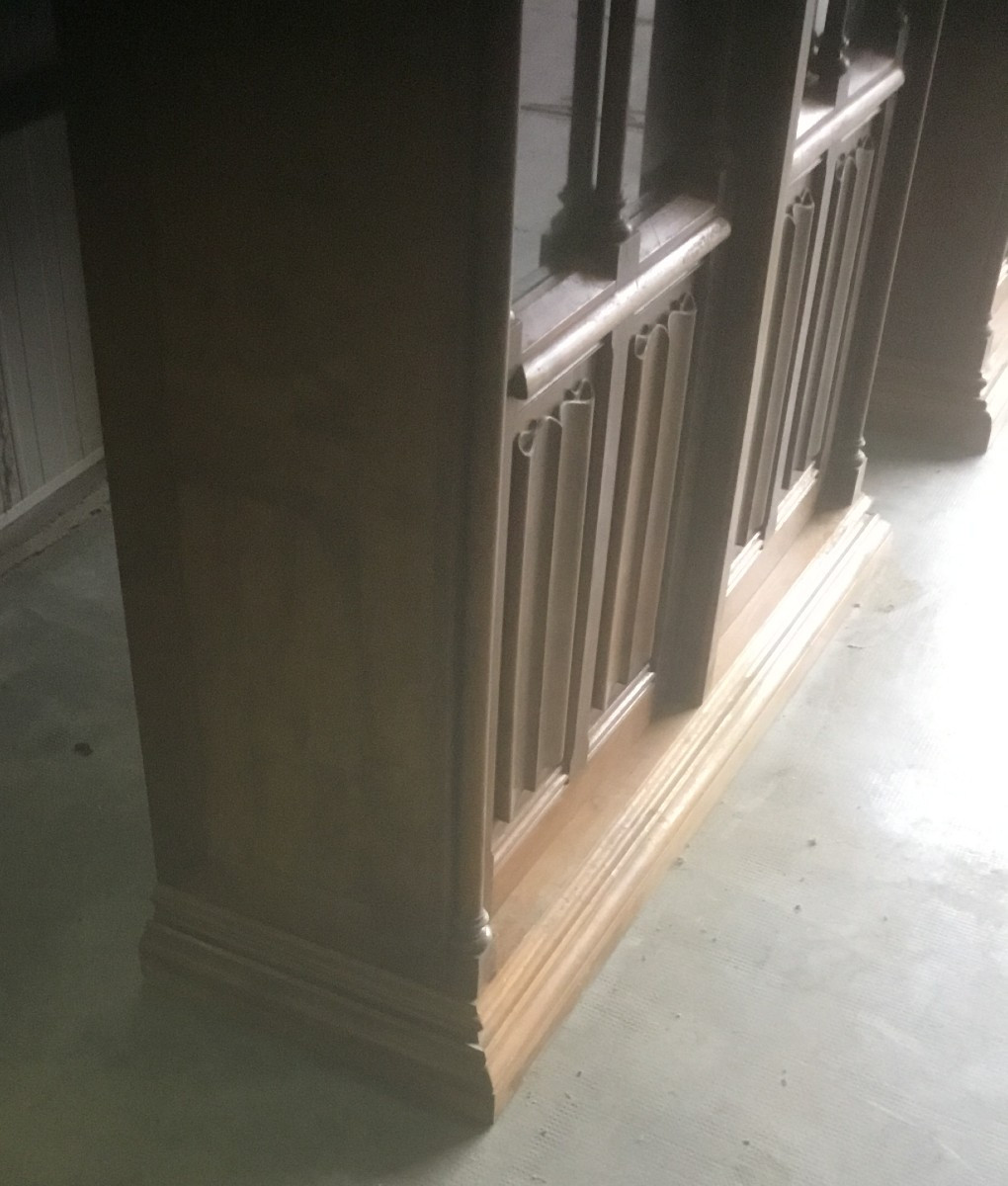 Pair Of Neo-gothic Bookcases-photo-2