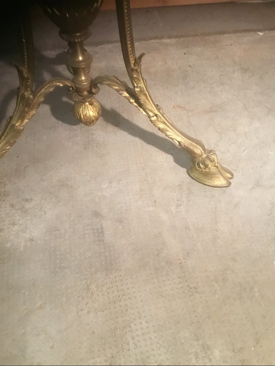 Bronze Pedestal Table-photo-2