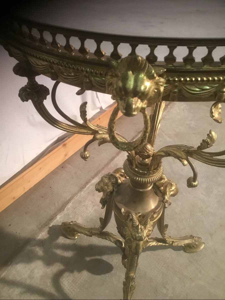 Bronze Pedestal Table-photo-2
