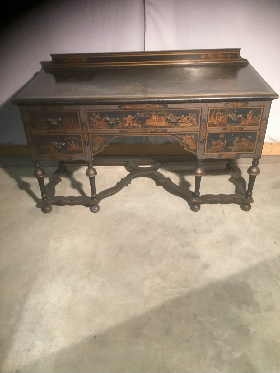 Chinese Lacquer Desk-photo-2