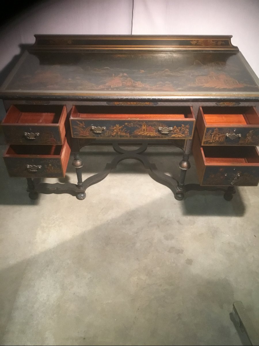 Chinese Lacquer Desk-photo-5