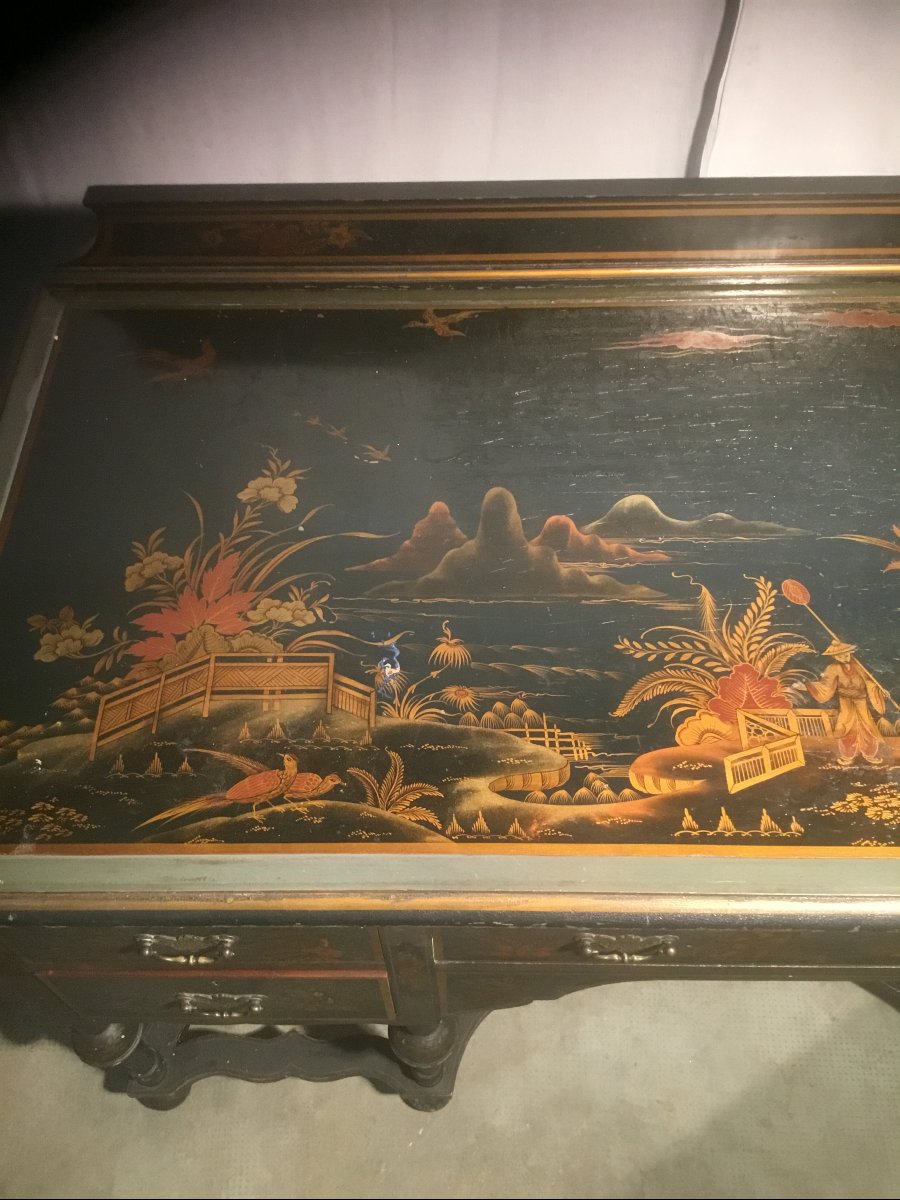 Chinese Lacquer Desk-photo-7