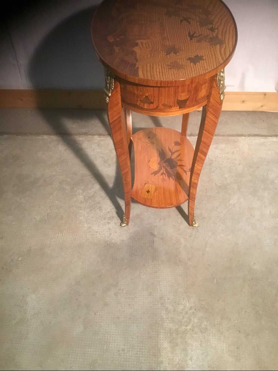 Small Inlaid Table-photo-1