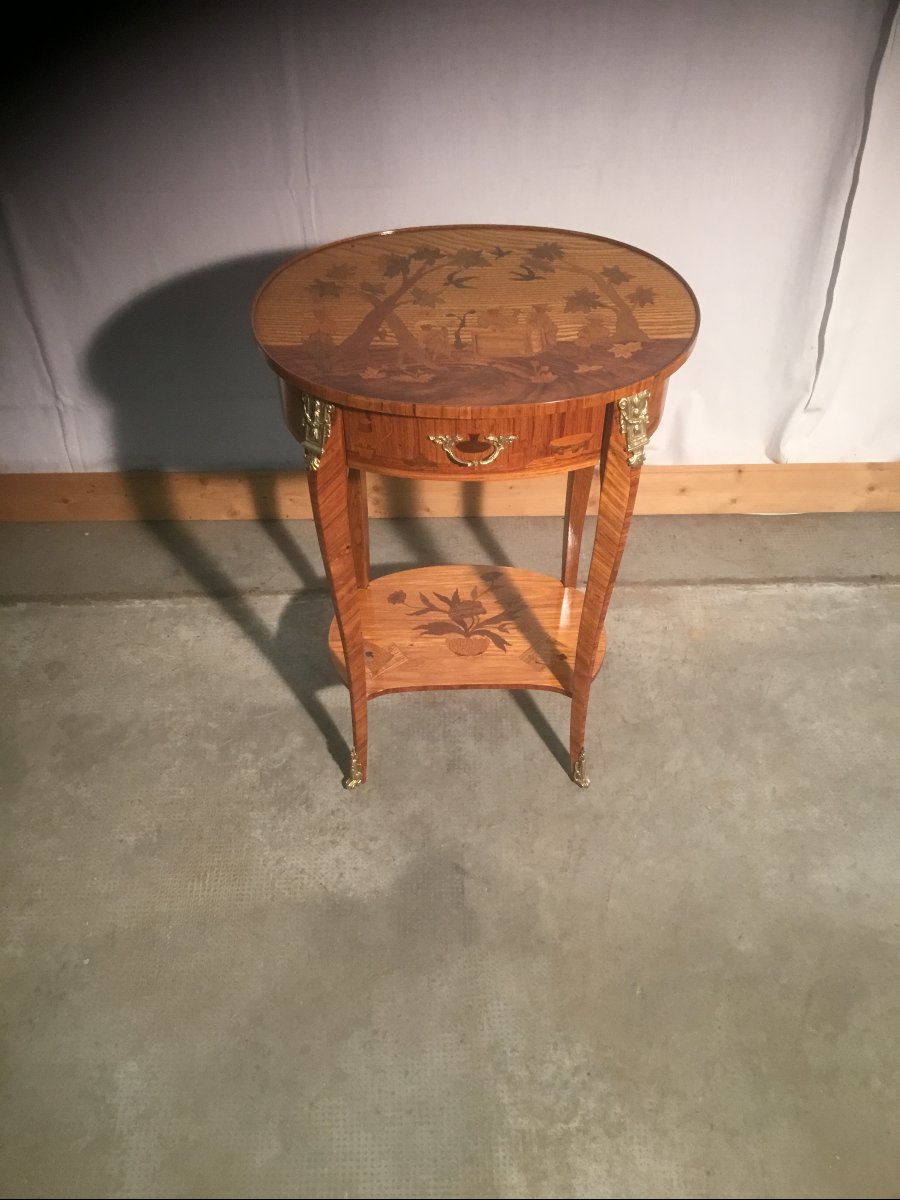 Small Inlaid Table