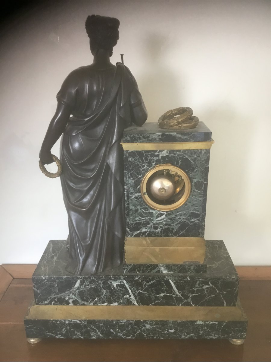 grande pendule en bronze-photo-3
