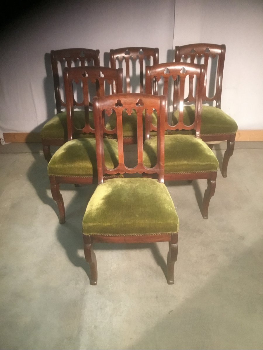 6 chaises restauration