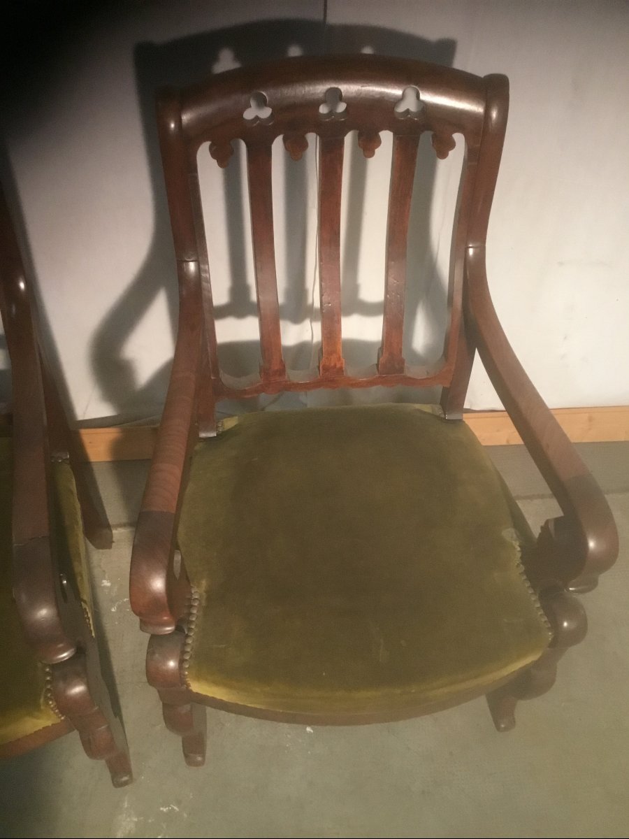 paire de fauteuils restauration-photo-3