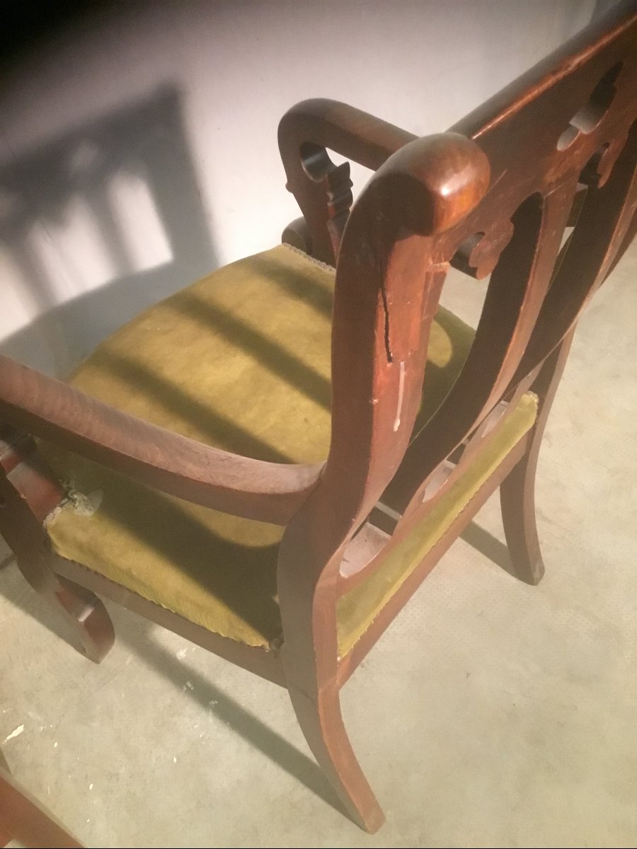 paire de fauteuils restauration-photo-2