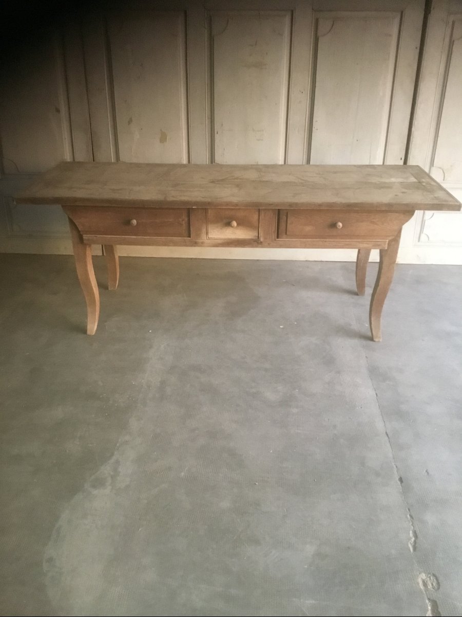 table de ferme XVIII me