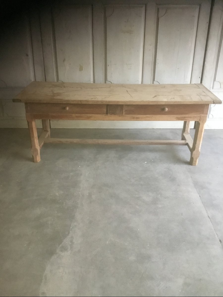 table de ferme XVIII me