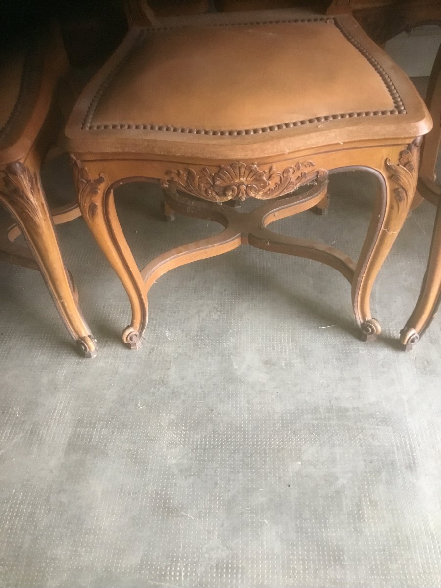 8 chaises style Louis XV-photo-2