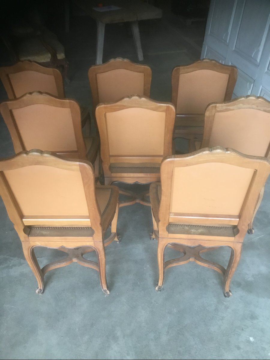 8 chaises style Louis XV-photo-2