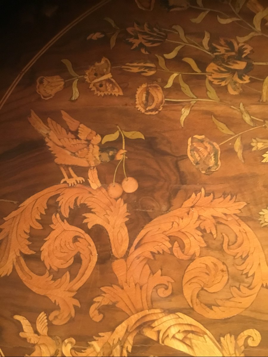 Marquetry Coffee Table-photo-3