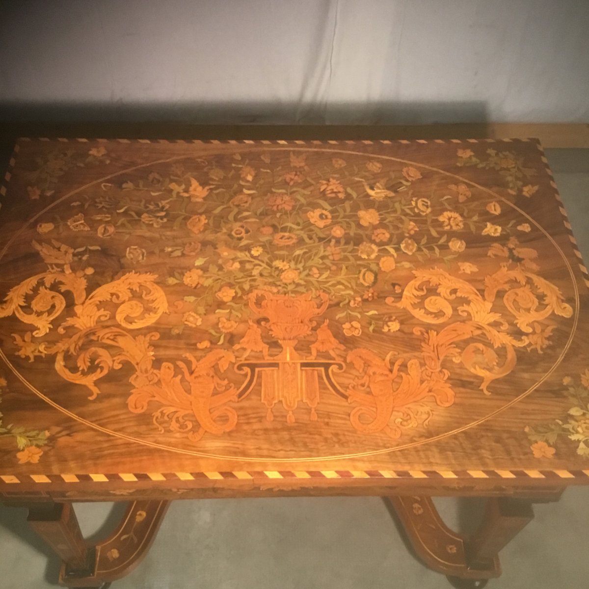 Marquetry Coffee Table-photo-1