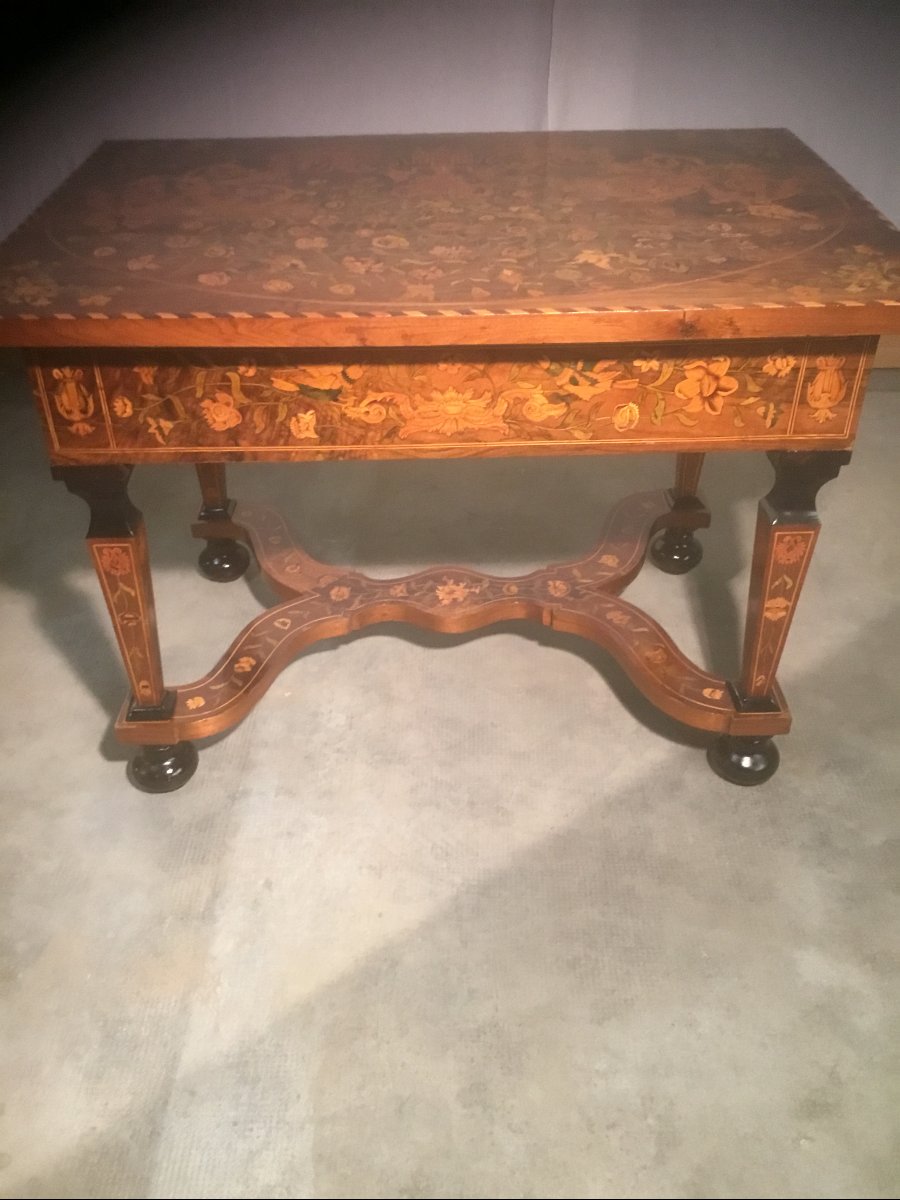 Marquetry Coffee Table-photo-7
