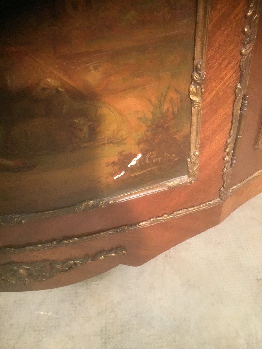 Large Napoleon III Display Case-photo-3