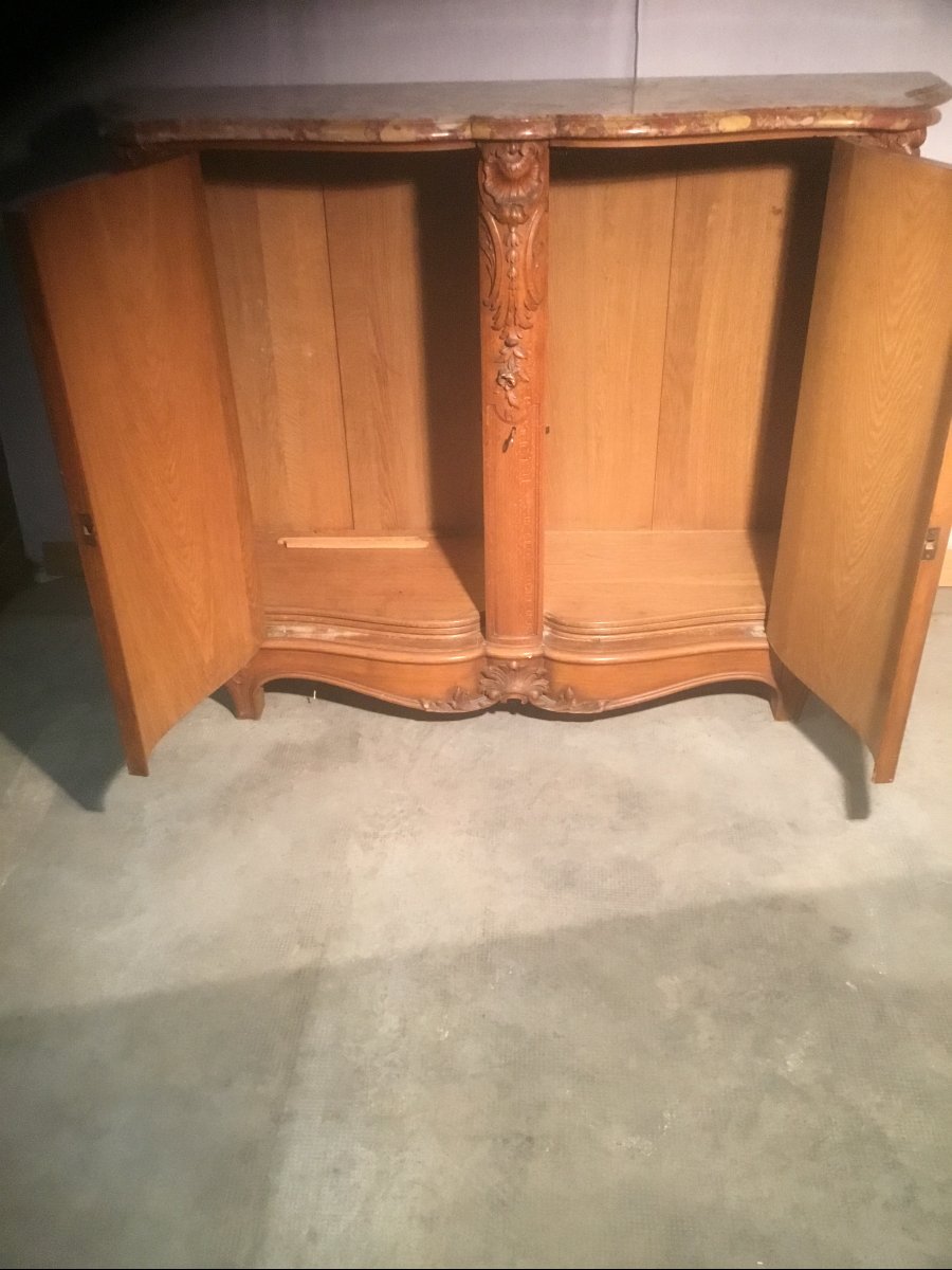 Curved Stone Sideboard-photo-2