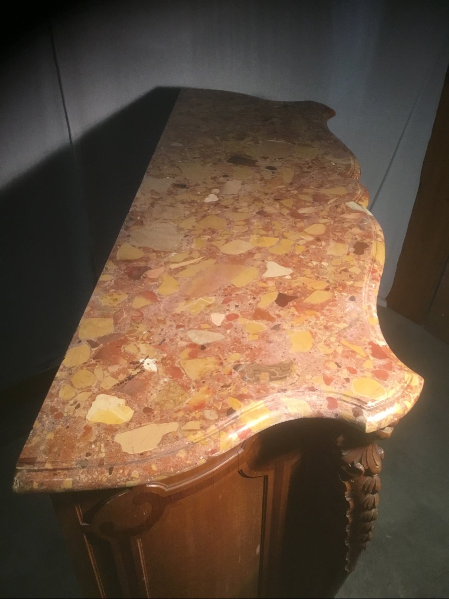 Curved Stone Sideboard-photo-4