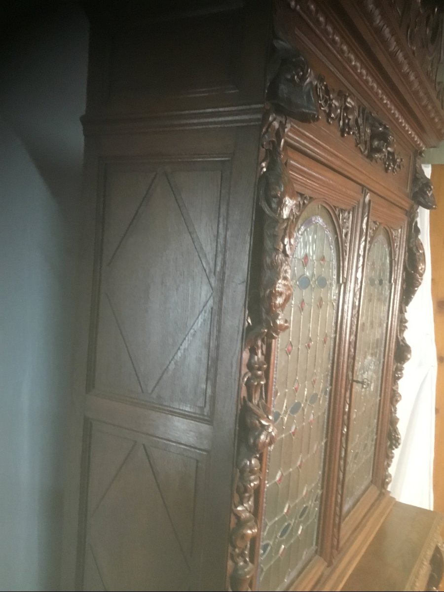 Two-section Renaissance Sideboard-photo-4