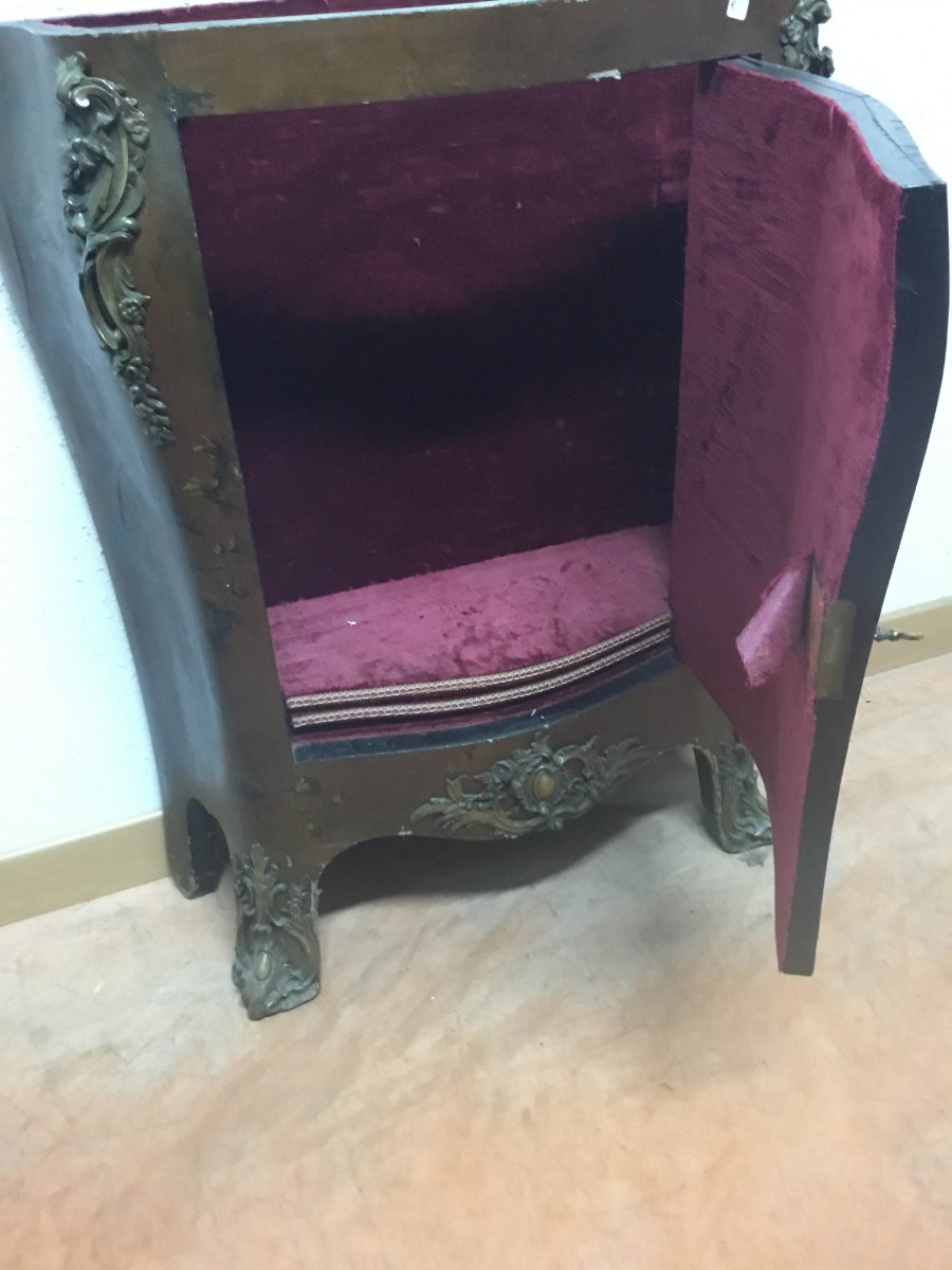 Meuble Napoléon III Vernis Martin-photo-1
