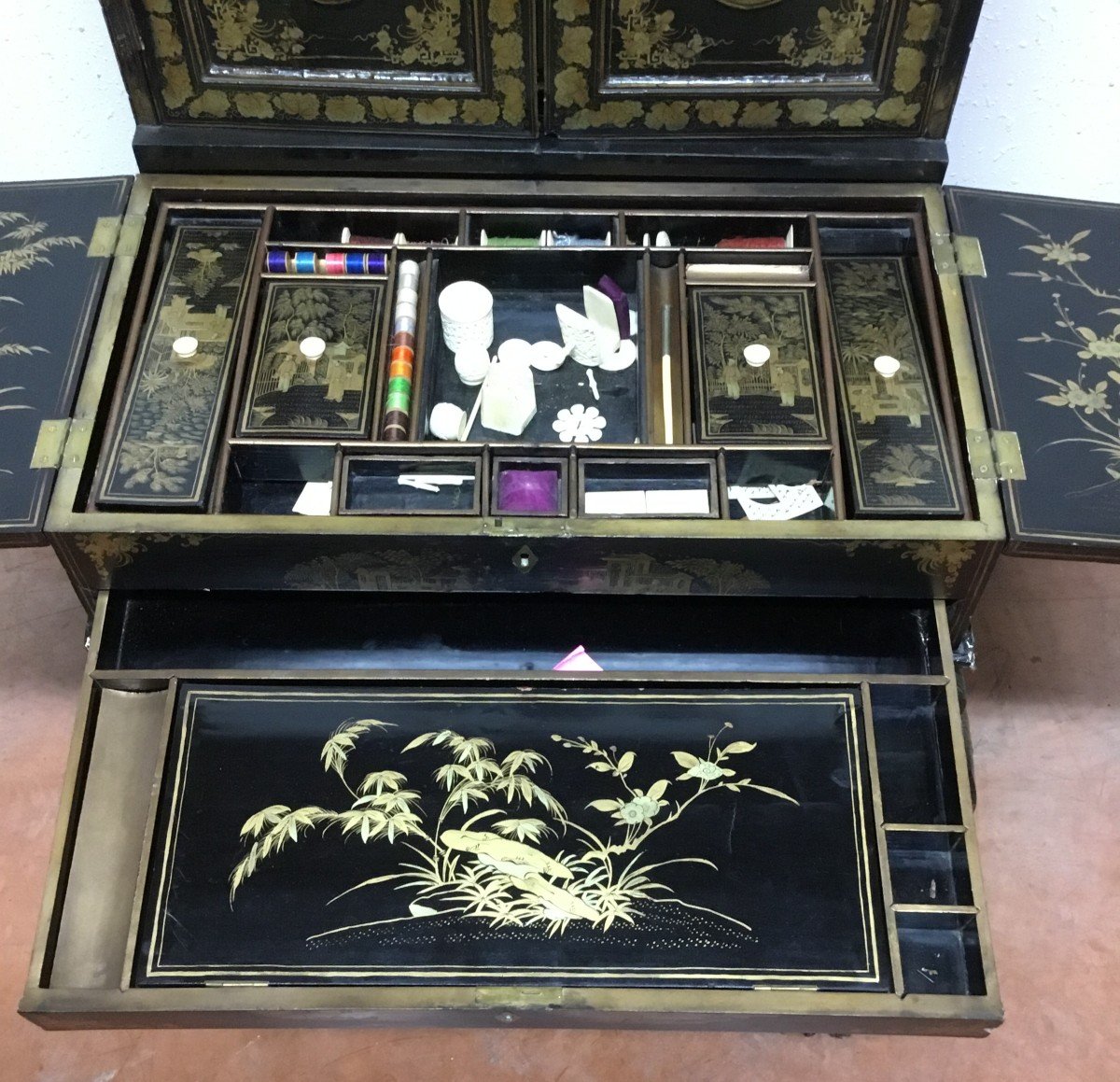 Cabinet Laque De Chine-photo-1