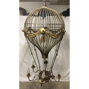 Large Hot Air Balloon Chandelier