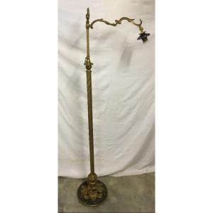 Gilded Bronze Floor Lamp