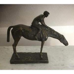 Jockey En Bronze