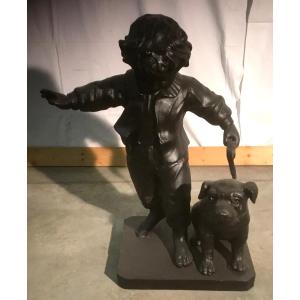Cast Iron Statue