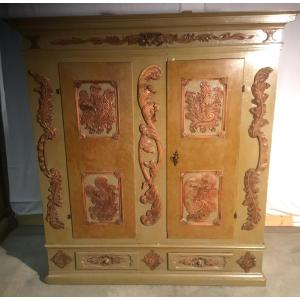 18th Century Pine Wardrobe