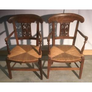 paire de fauteuil directoire