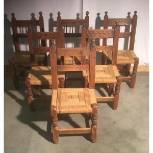 6 chaises de montagne