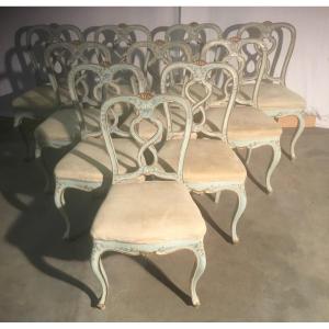 10 chaises vénitiennes
