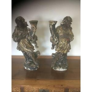 Pair Of 17th-century Angels