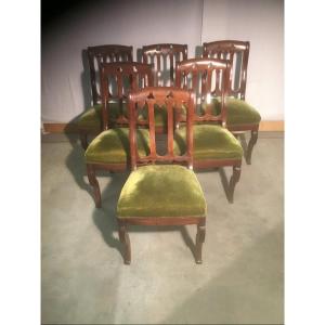 6 chaises restauration