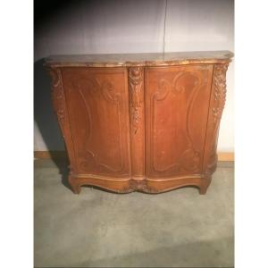Curved Stone Sideboard