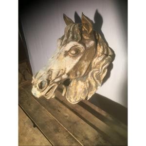 Zinc Horse Head