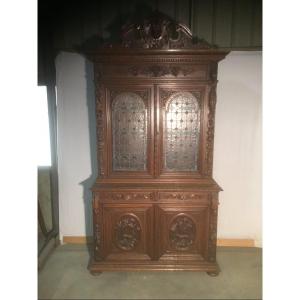 Two-section Renaissance Sideboard
