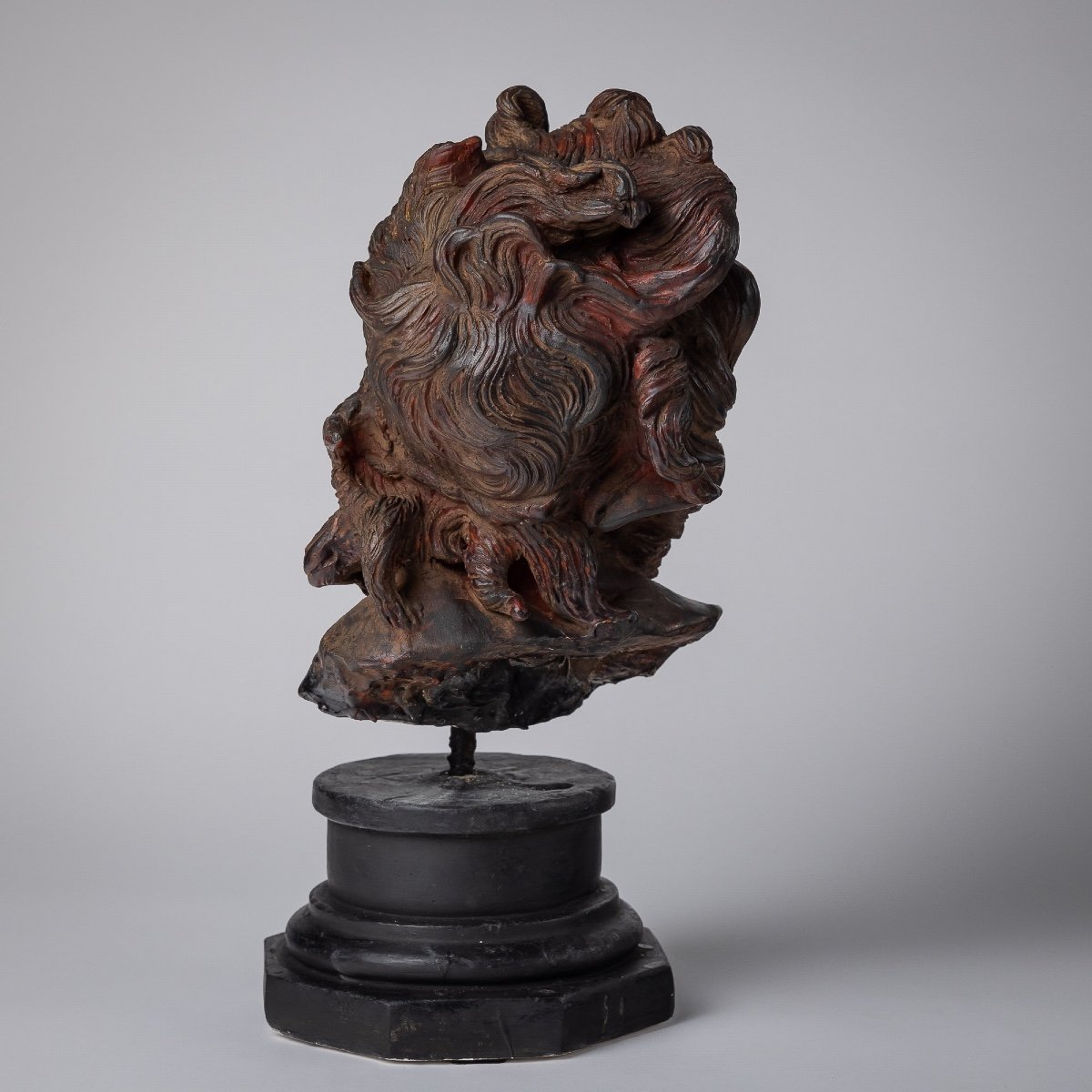 Interesting Nineteenth Wax Bust-photo-1