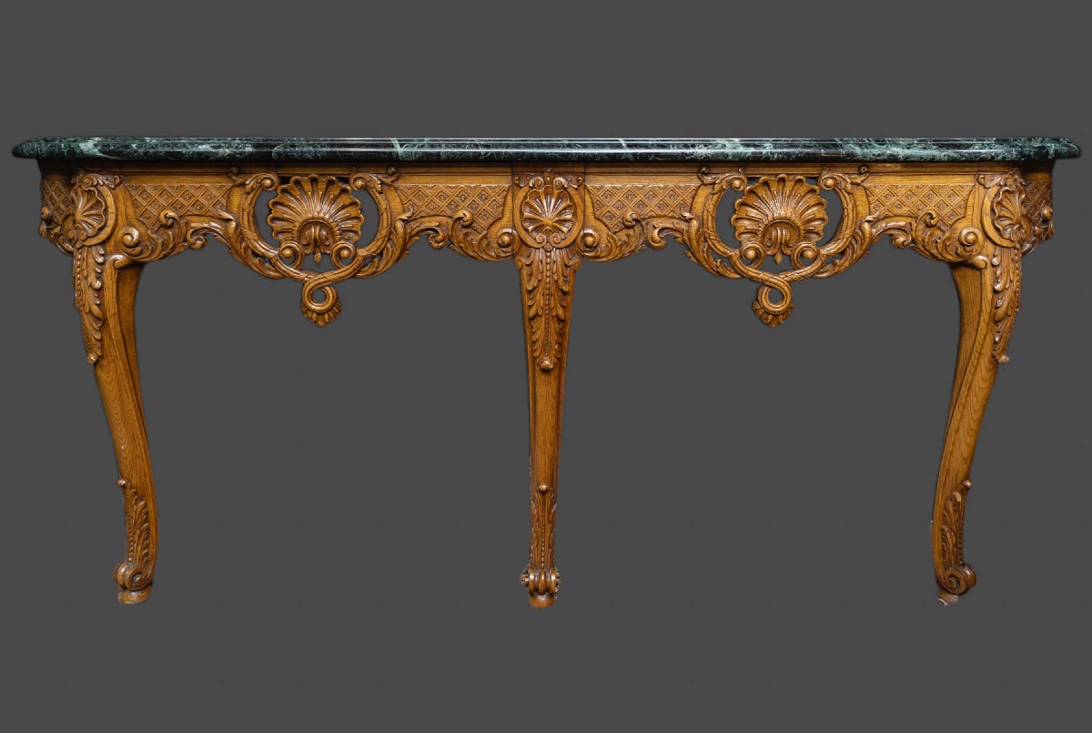 Importante Console De Style Regence-photo-2