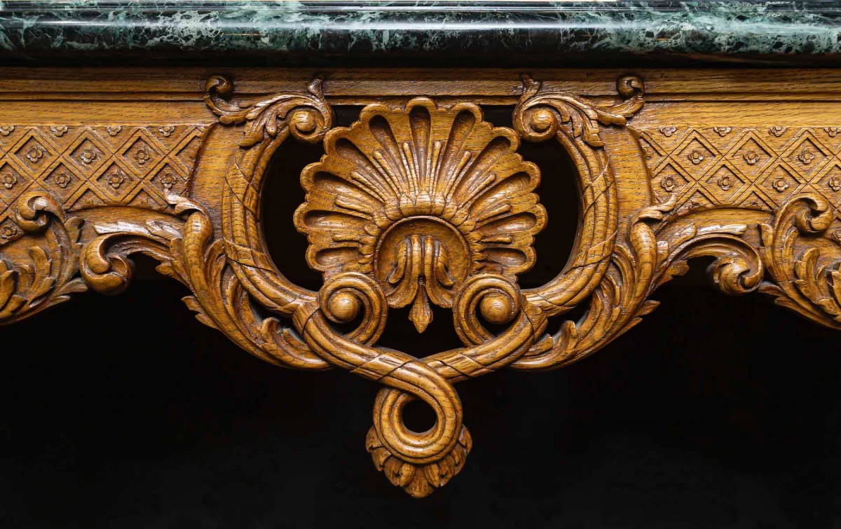 Importante Console De Style Regence-photo-3