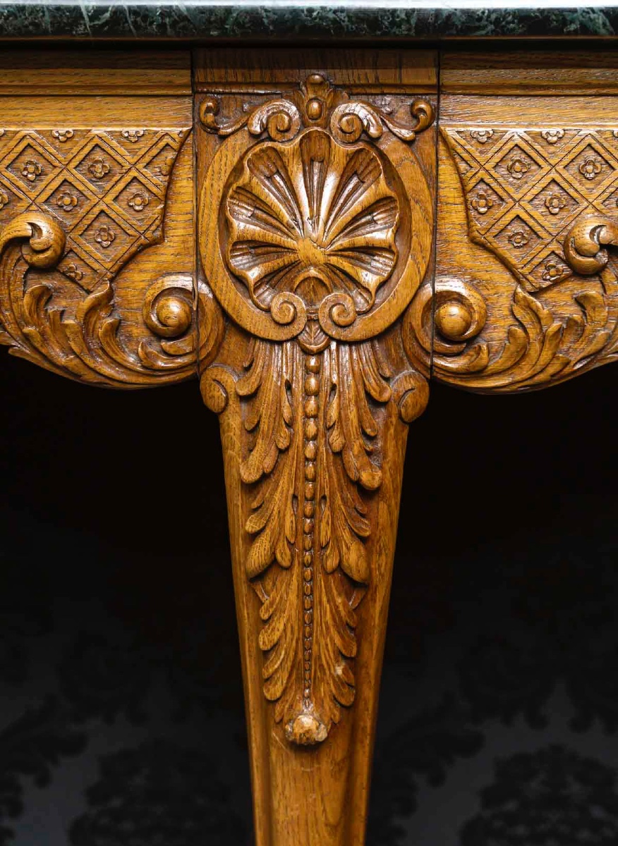 Importante Console De Style Regence-photo-4