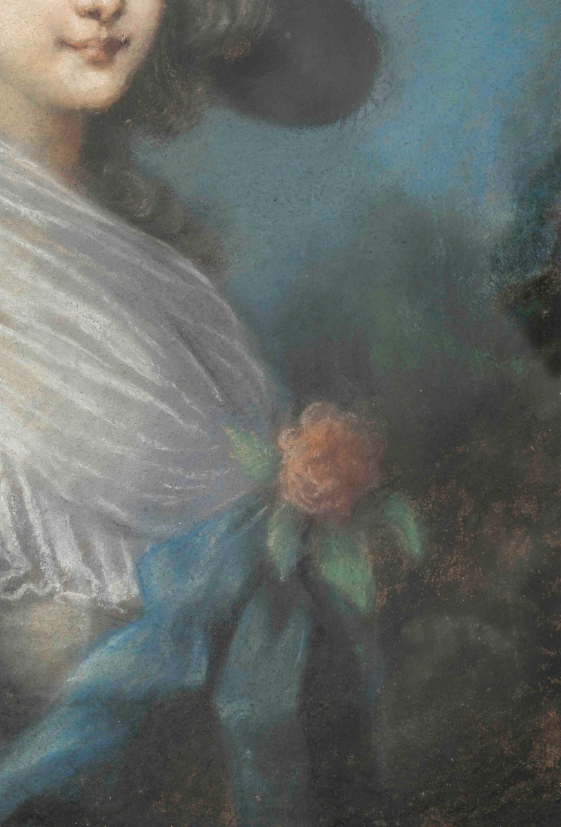 Pastel de la Fin du XVIII ème-photo-4