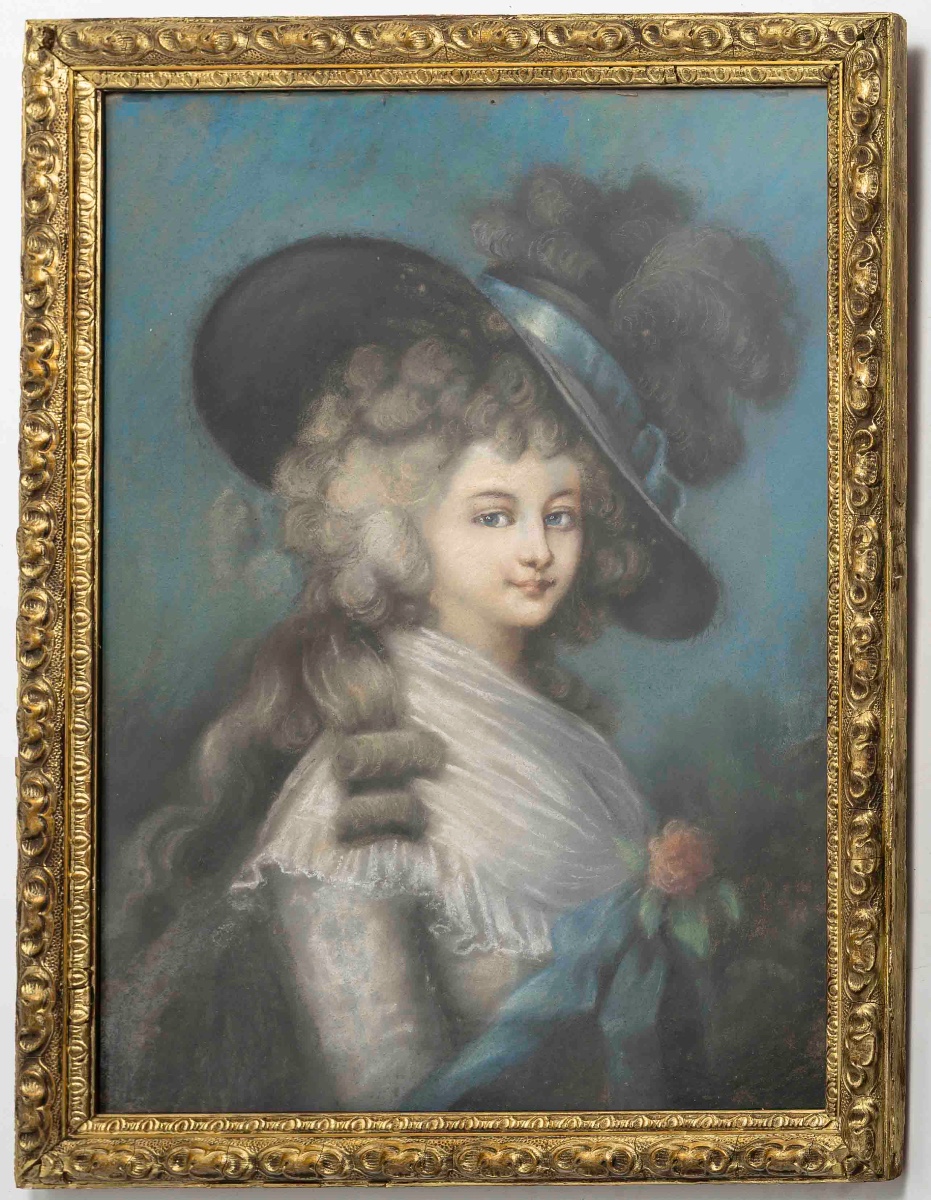 Pastel de la Fin du XVIII ème